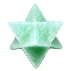 Amazonite Merkaba Stars