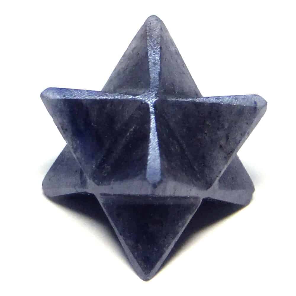 Blue Aventurine Merkaba Stars