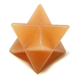 Orange Aventurine Merkaba Stars