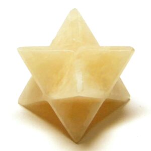 Peach Moonstone Merkaba Star