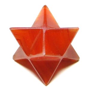 Red Carnelian Merkaba Stars