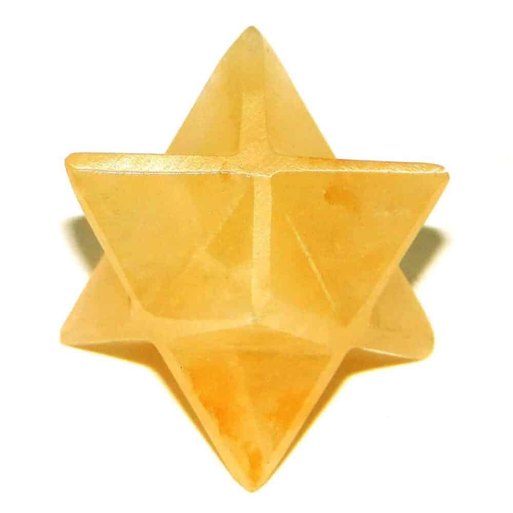 Yellow Aventurine Merkaba Stars