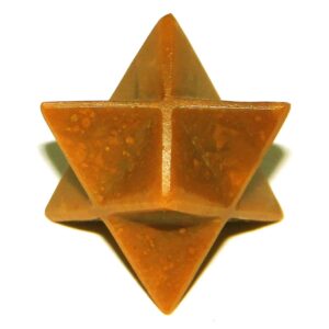 Yellow Jasper Merkaba Stars