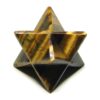 Yellow Tiger Eye Merkaba Stars