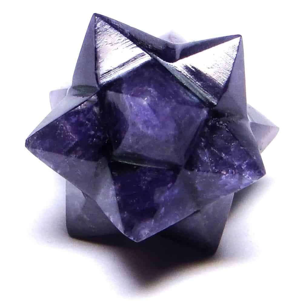 Amethyst 12 Point Merkaba Star