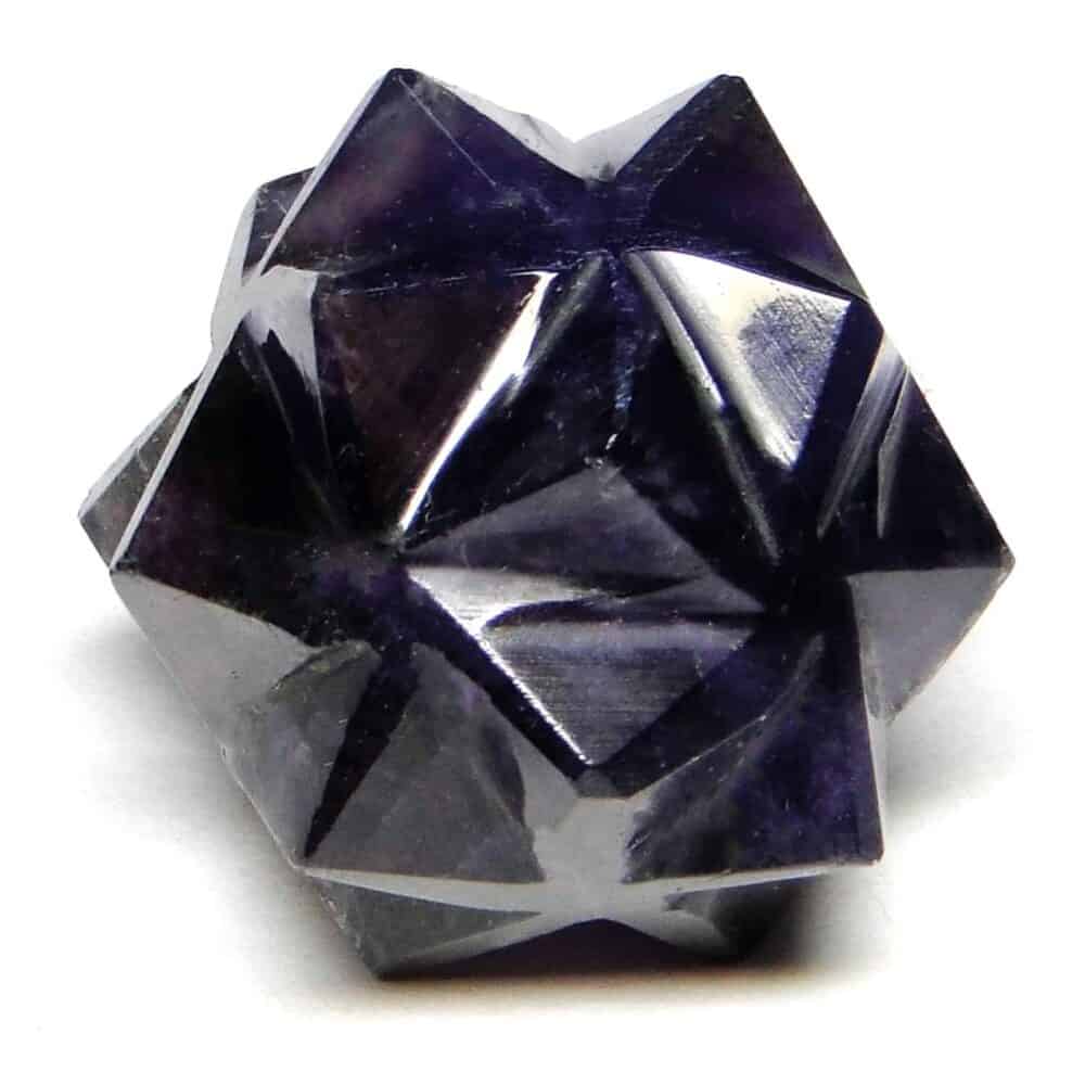 Amethyst 20 Point Merkaba Star