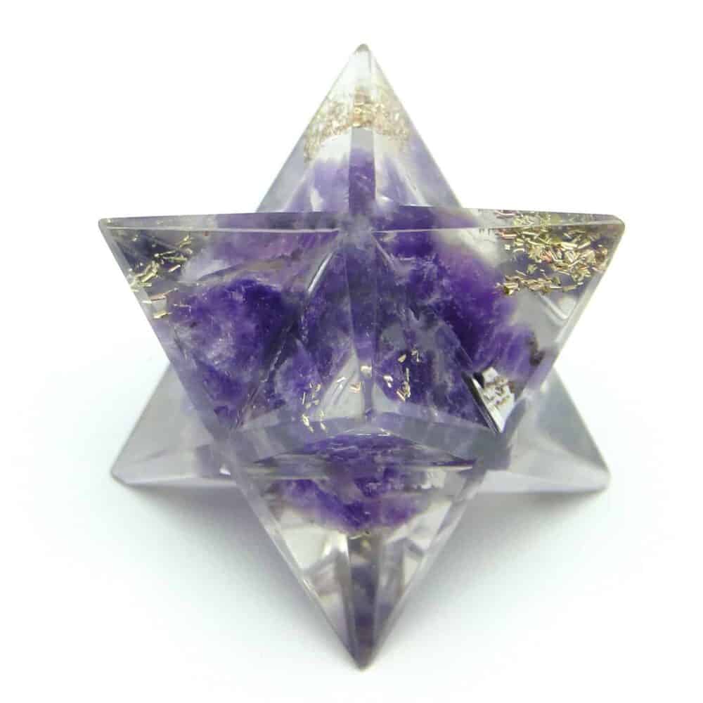 Amethyst Orgone Merkaba