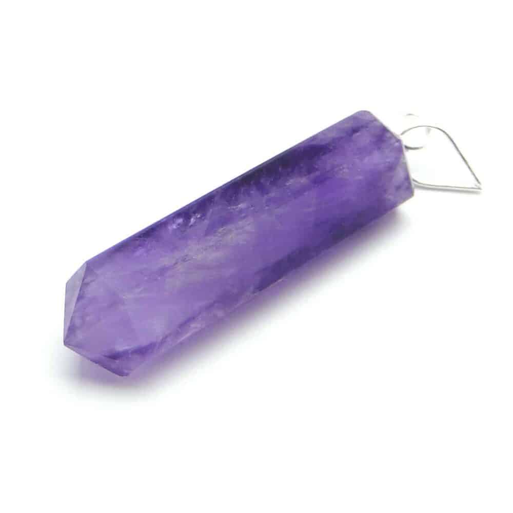 Nature's Crest - Amethyst Pencil Pendant - Amethyst Pencil Pendant Front