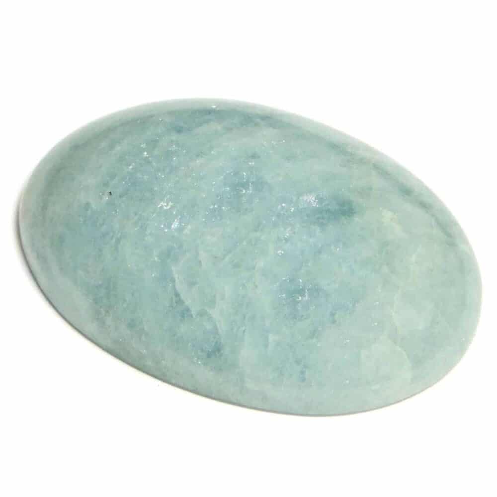 Nature's Crest - Aquamarine (Beryl) Oval Cabochon - Aquamarine Cabochon