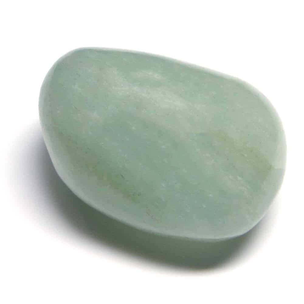 Nature's Crest - Aquamarine (Beryl) Tumbled Pebble Stones - Aquamarine Tumbled Stone 1 Pc