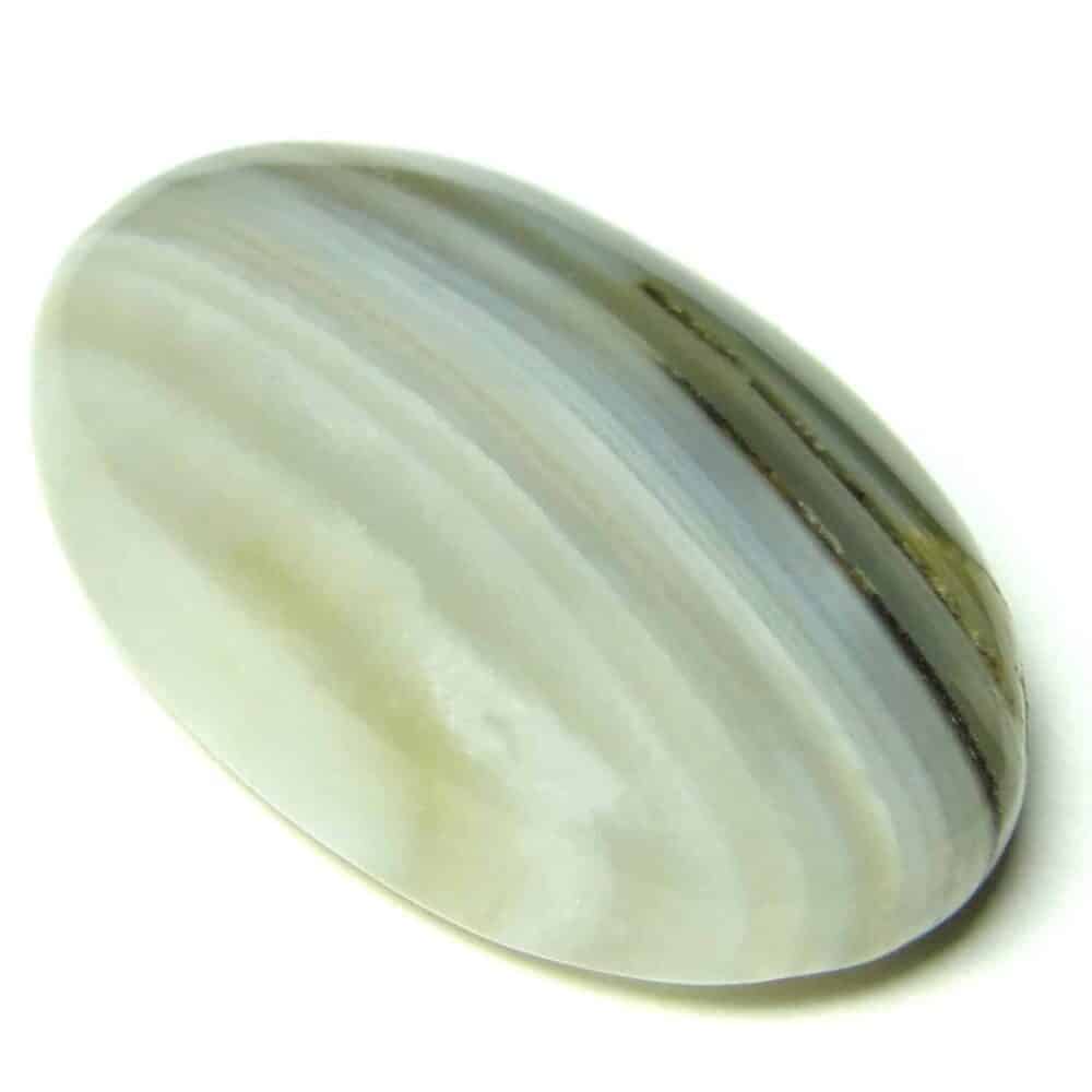 Nature's Crest - Banded Agate Oval Cabochon - Banded Agate Oval