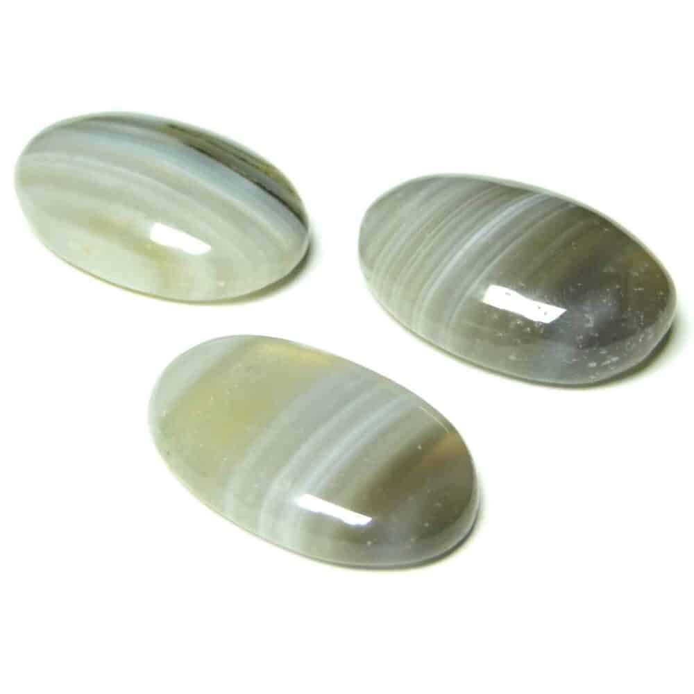 Nature's Crest - Banded Agate Oval Cabochon - Banded Agate Oval Multiple