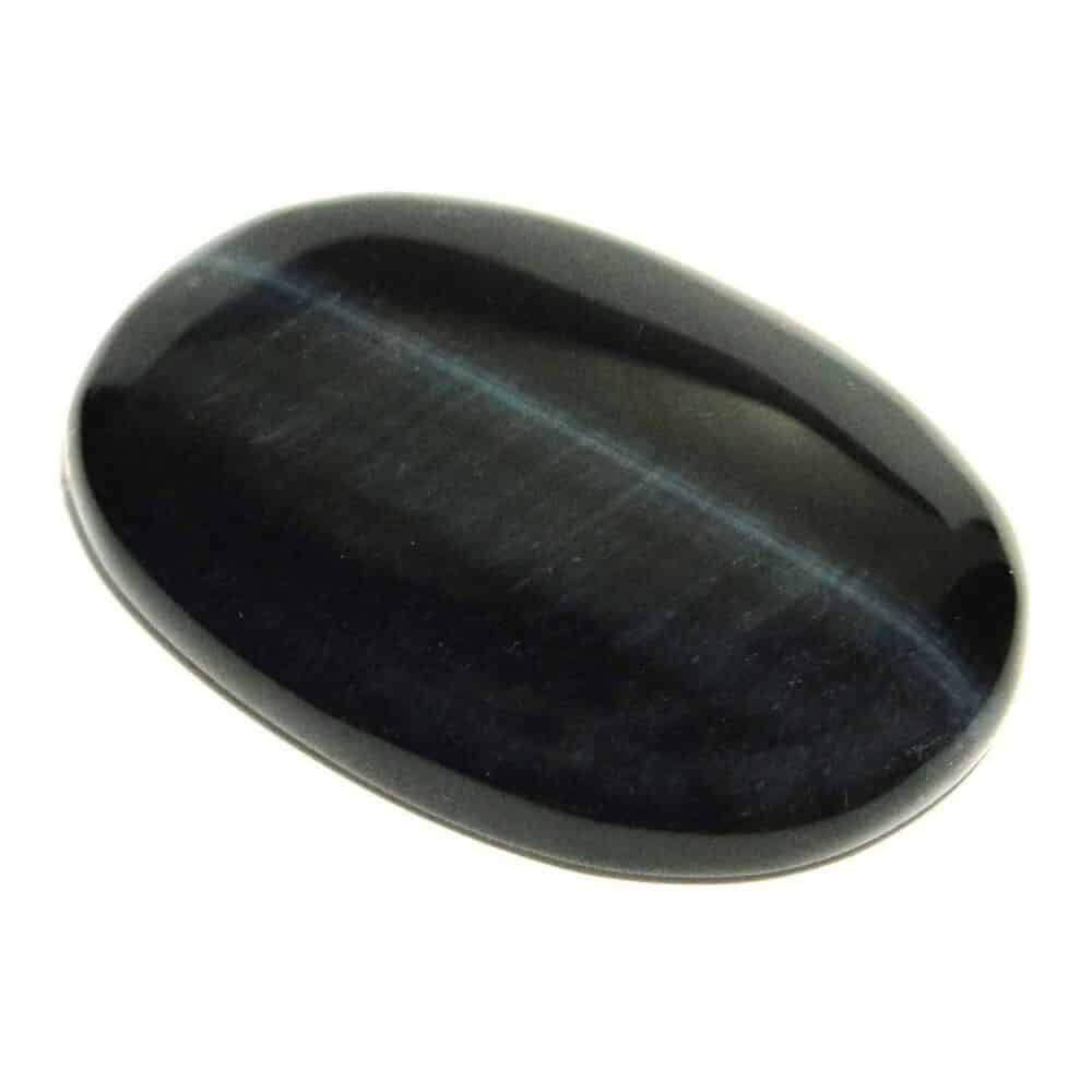 Nature's Crest - Black Tiger Eye Oval Cabochon - Black Tiger Eye Cabochon