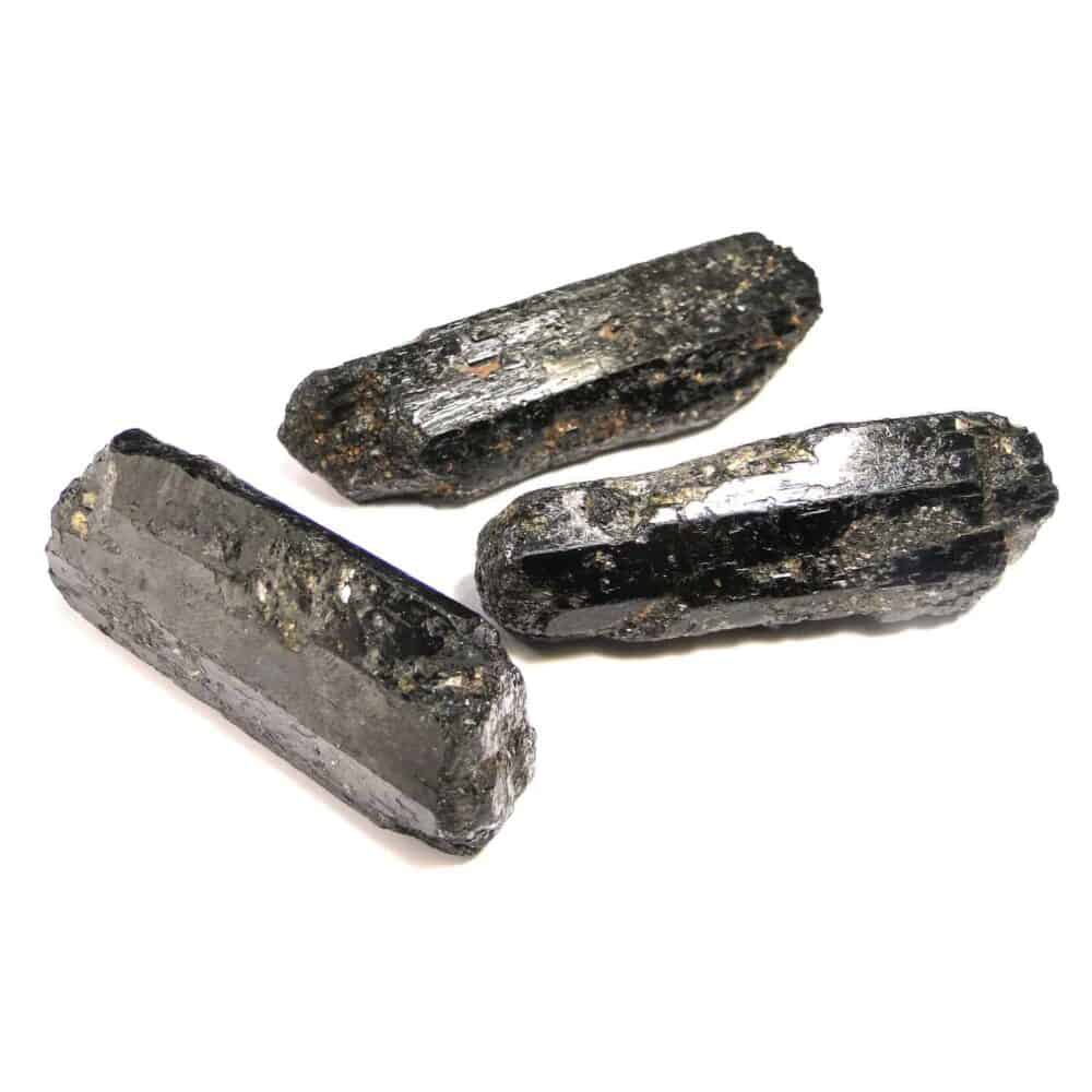 Nature's Crest - Black Tourmaline Natural Raw Rough Crystal - Black Tourmaline 50 80 Gms Multiple