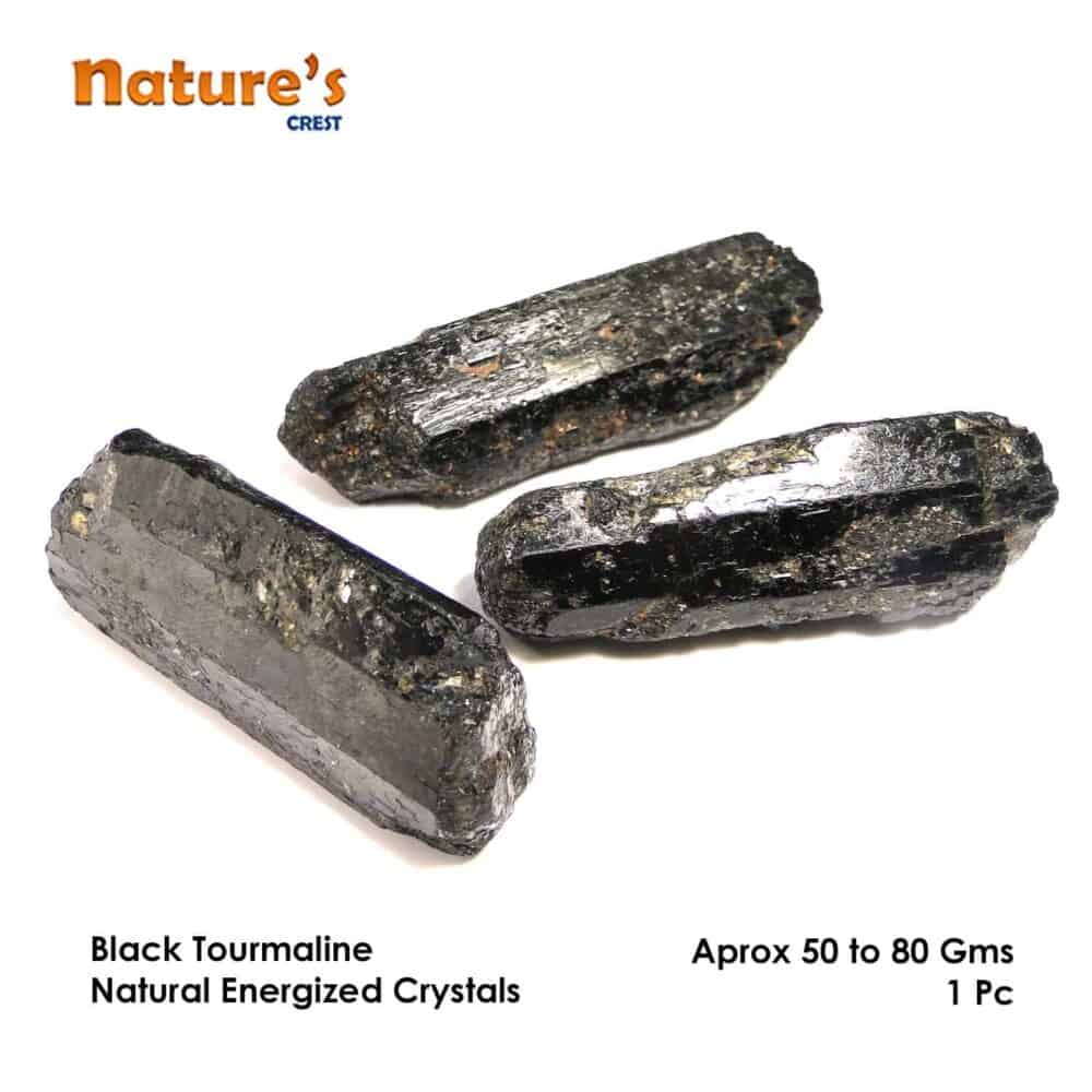 Black Tourmaline Natural Raw Rough Crystal - Image 12