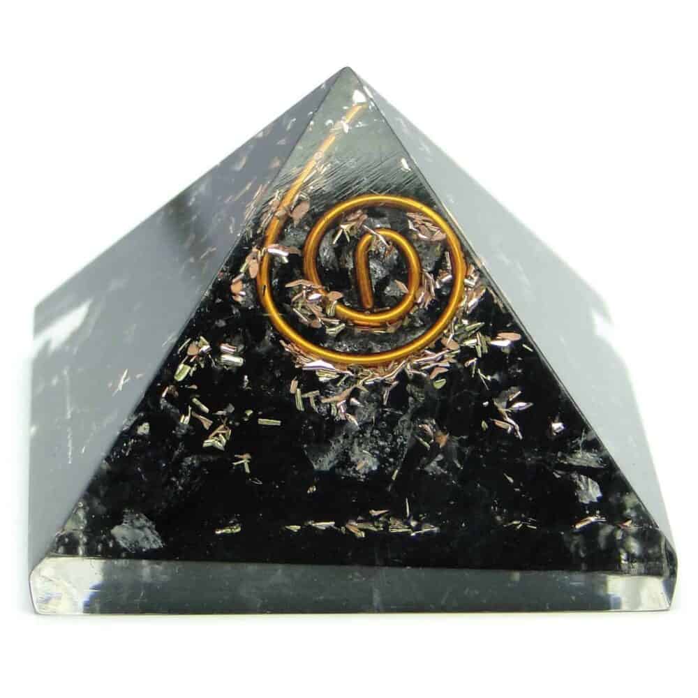 Black Tourmaline Orgone Pyramid
