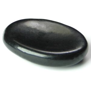 Black Tourmaline Worry Stone Palm Stone Thumb Stone