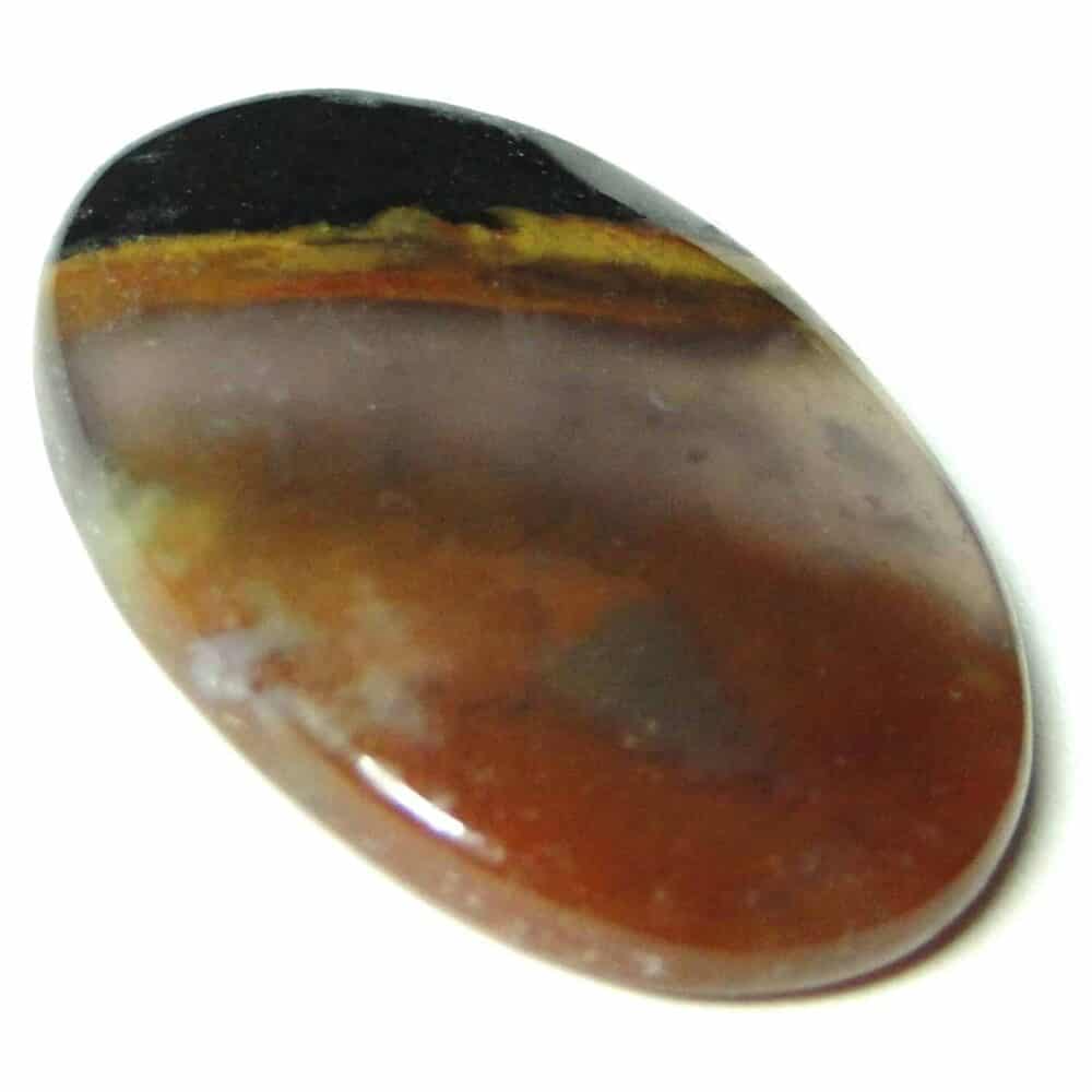 Nature's Crest - Black Zebra Sardonyx Oval Cabochon - Black Zebra Oval 1