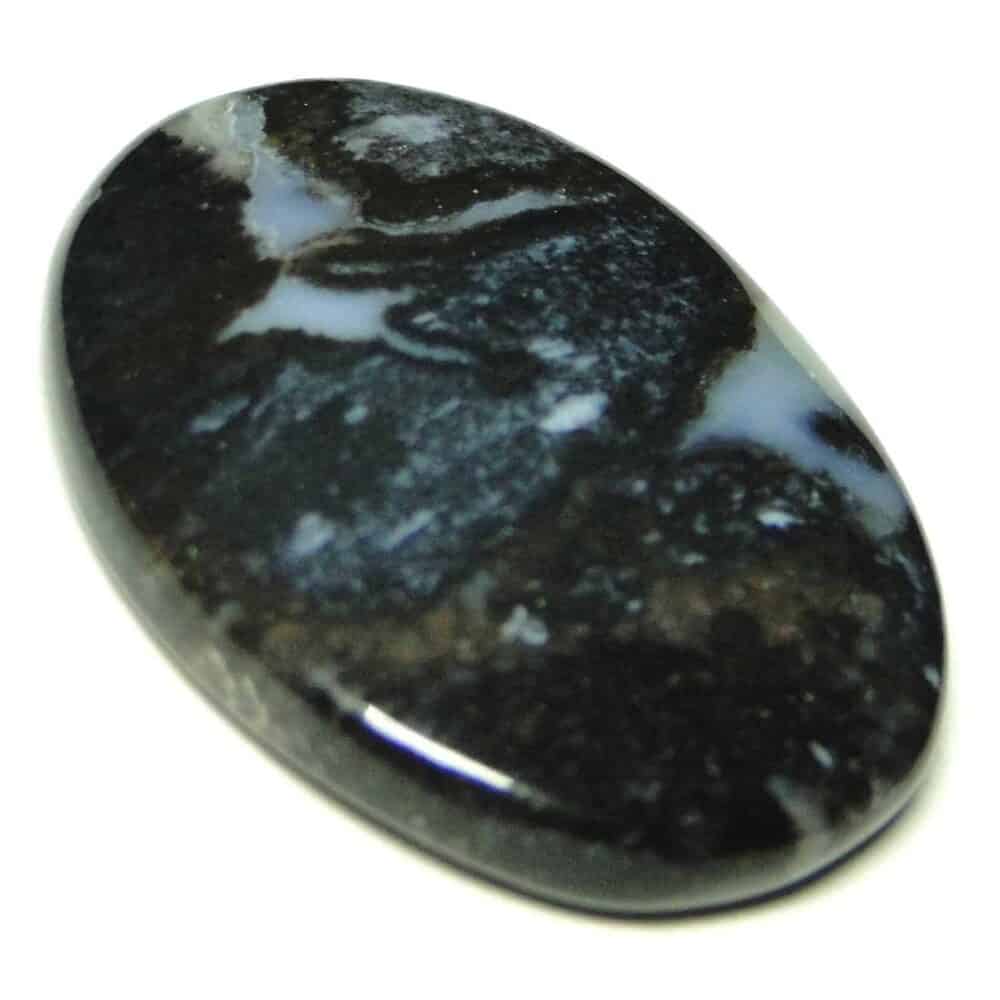 Black Zebra Sardonyx Oval Cabochon - Image 2