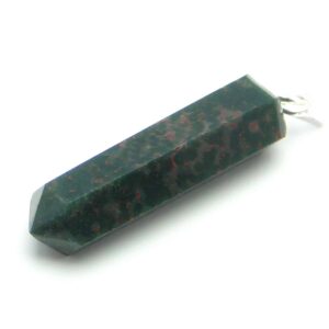 Blood Stone Pencil Pendant