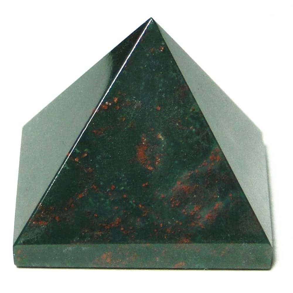 Nature's Crest - Blood Stone (Heliotrope) Pyramid - Blood Stone Pyramids