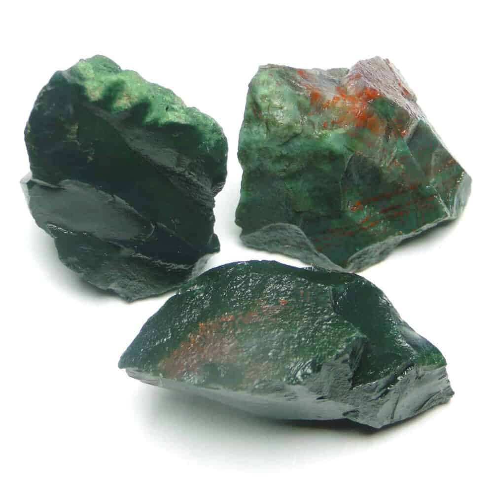 Blood Stone Natural Raw Rough Chunks - Image 2