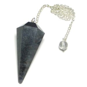 Blue Aventurine Faceted Dowsing Pendulum