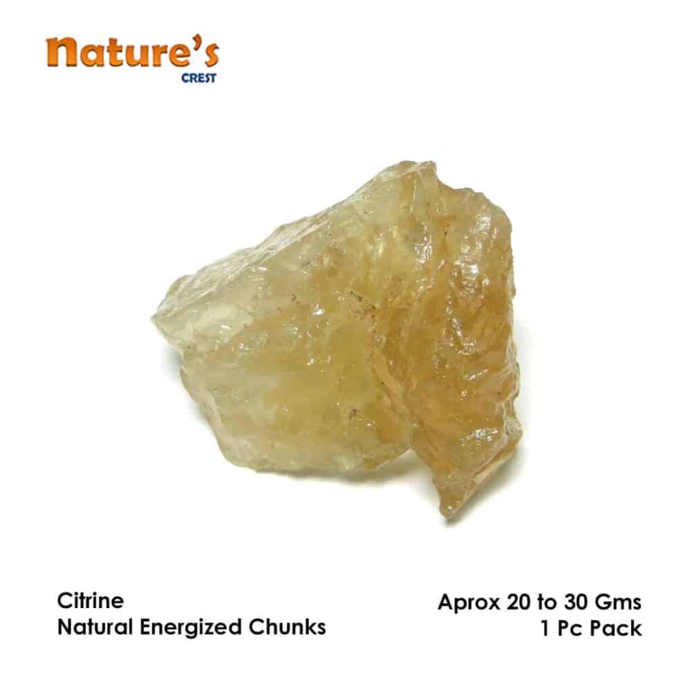 Nature's Crest - Citrine Natural Raw Rough Chunks - Citrine Rough 1 Pc Vector