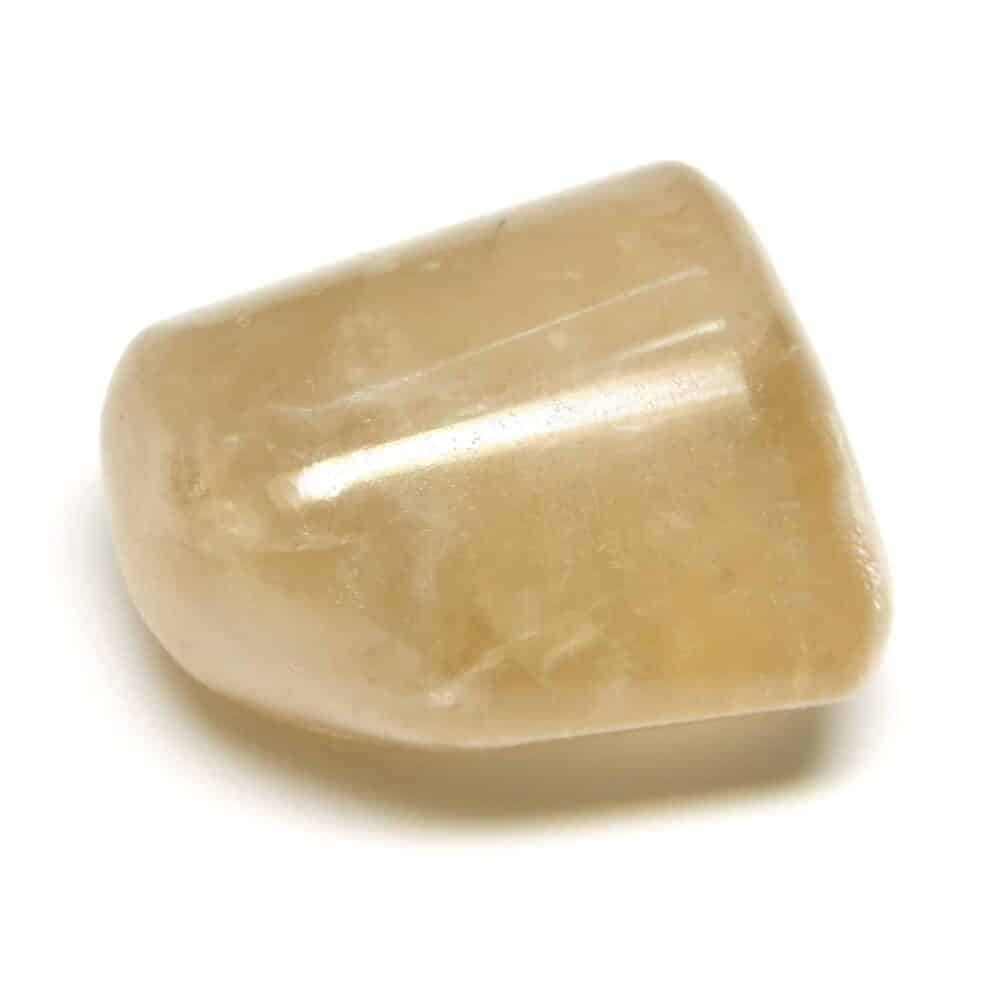 Nature's Crest - Citrine Tumbled Pebble Stones - Citrine Tumbled Stone 1 Pc