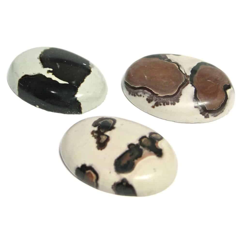 Nature's Crest - Coffee Bean Jasper Oval Cabochon - Coffee Bean Jasper Cabochon Multiple