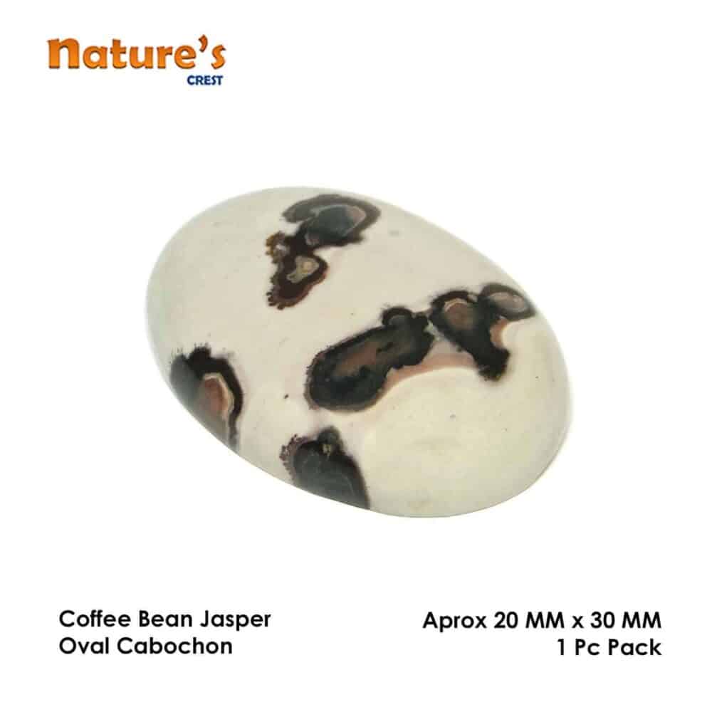 Coffee Bean Jasper Oval Cabochon - Image 3