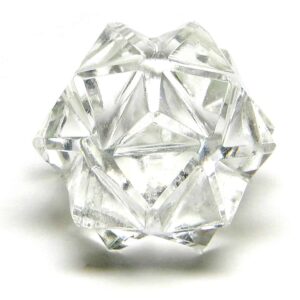 Crystal Quartz (Sphatik) 20 Point Merkaba Star