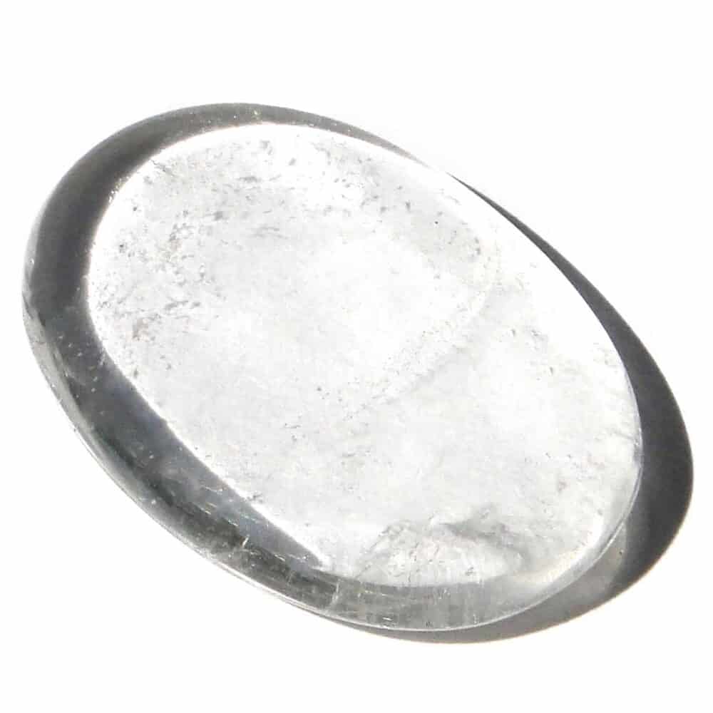 Nature's Crest - Crystal Quartz (Sphatik) Oval Cabochon - Crystal Quartz Oval