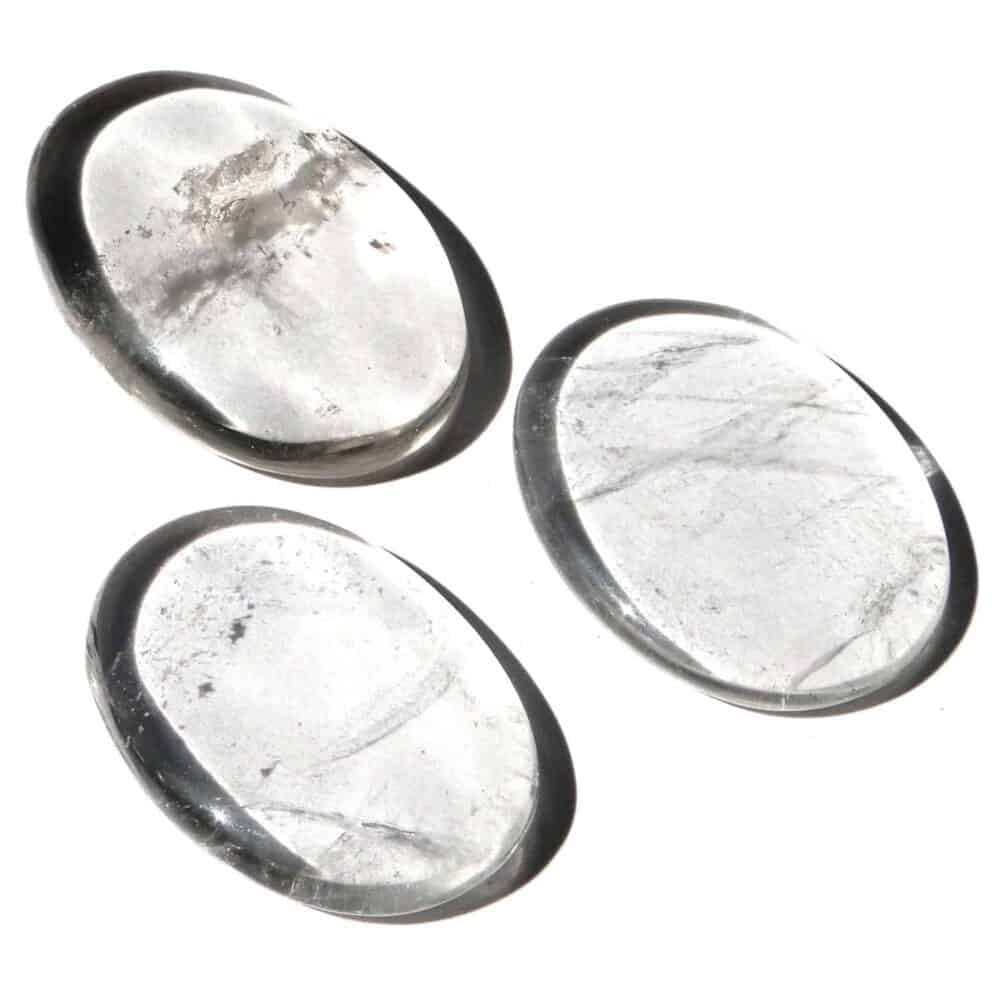 Crystal Quartz (Sphatik) Oval Cabochon - Image 2
