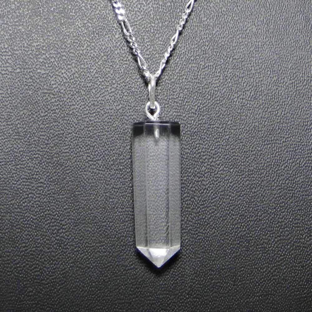 Crystal Quartz Pencil Pendant - Image 4
