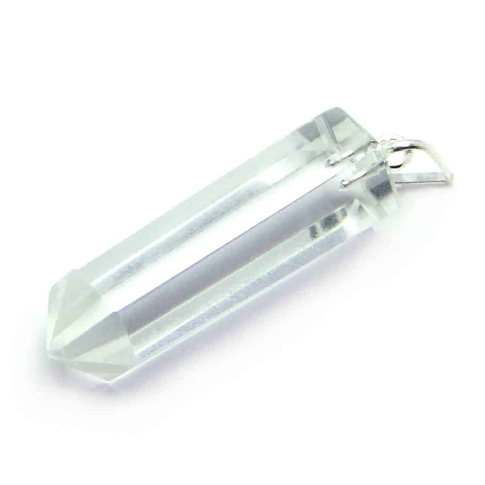 Nature's Crest - Crystal Quartz Pencil Pendant - Crystal Quartz Pencil Pendant Front