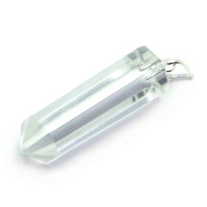Crystal Quartz Pencil Pendant