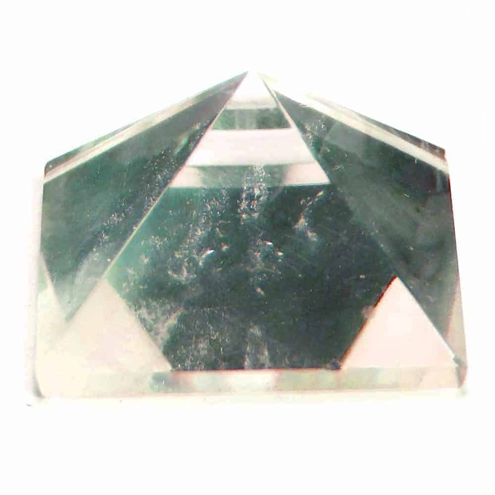 Crystal Quartz (Sphatik) Pyramid Clear