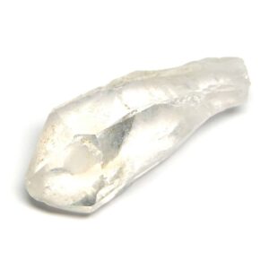 Crystal Quartz (Sphatik) Single Terminated Point Natural Raw Rough Pencils
