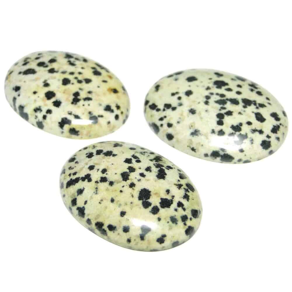 Nature's Crest - Dalmatian Jasper "AA" Oval Cabochon - Dalmatian Jasper Cabochon Multiple