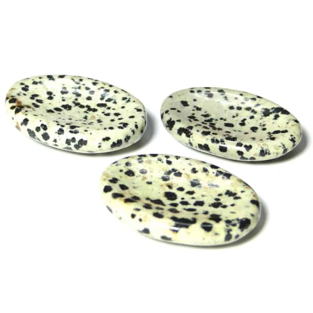 Dalmatian Jasper Worry Stone Palm Stone Thumb Stone - Image 2