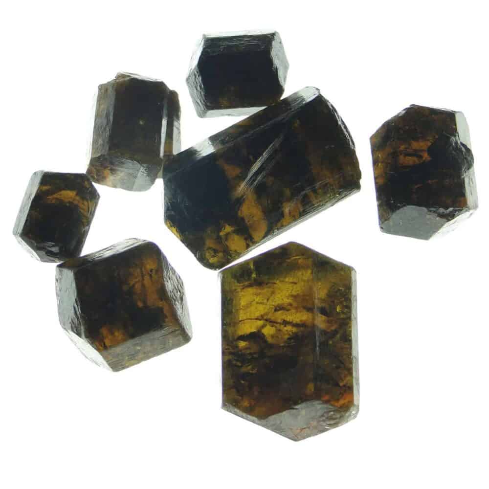 Nature's Crest - Brown Tourmaline (Dravite) Double Terminated Natural Raw Rough Crystals - Dravite Rough Crystals Transperent