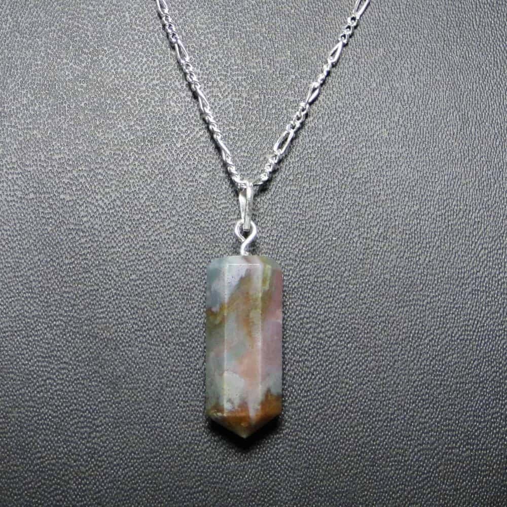 Fancy Jasper Pencil Pendant - Image 4