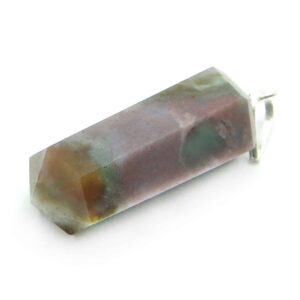 Fancy Jasper Pencil Pendant