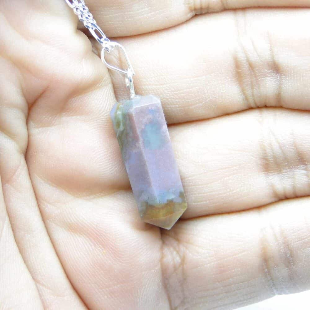 Fancy Jasper Pencil Pendant - Image 5