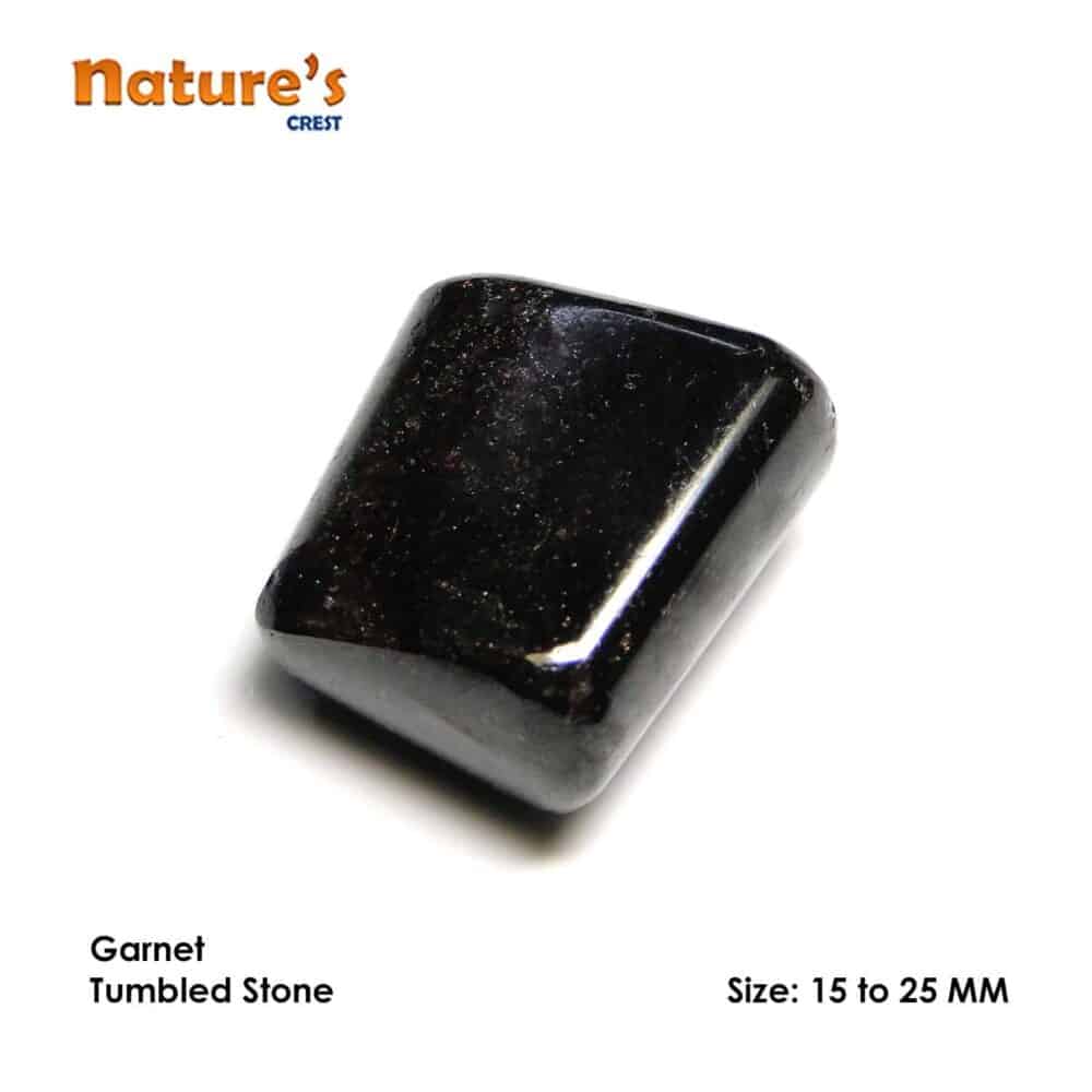 Nature's Crest - Garnet Tumbled Pebble Stones - Garnet Tumbled Stones