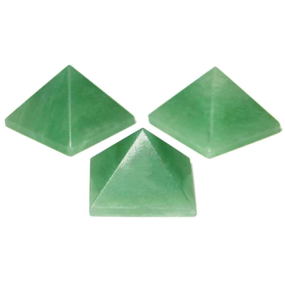 Nature's Crest - Green Aventurine Pyramid - Green Aventurine Pyramids Multiple