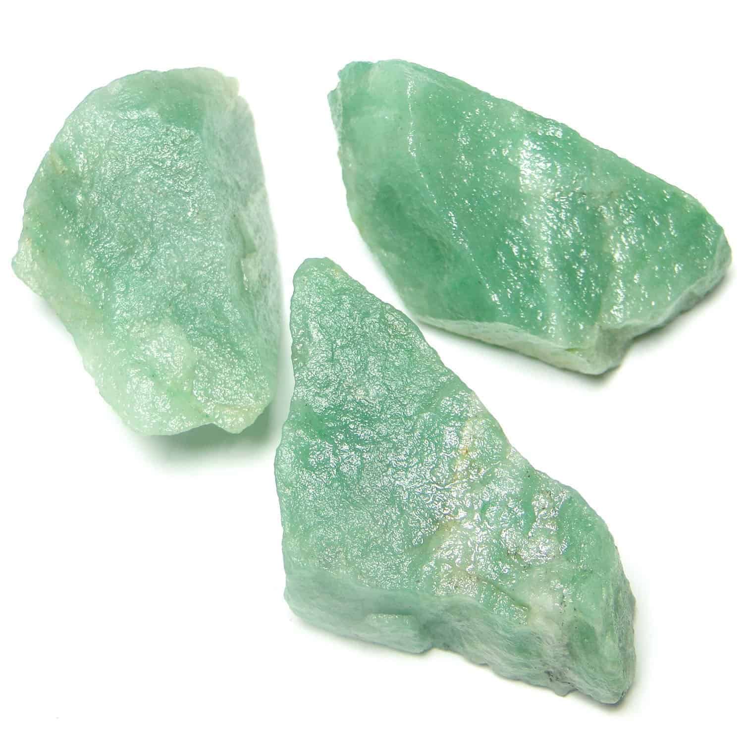 Green Aventurine Natural Raw Rough Chunks