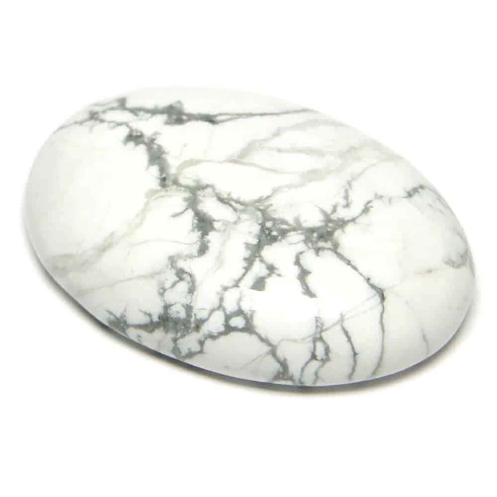 Nature's Crest - Howlite Oval Cabochon - Howlite Cabochon