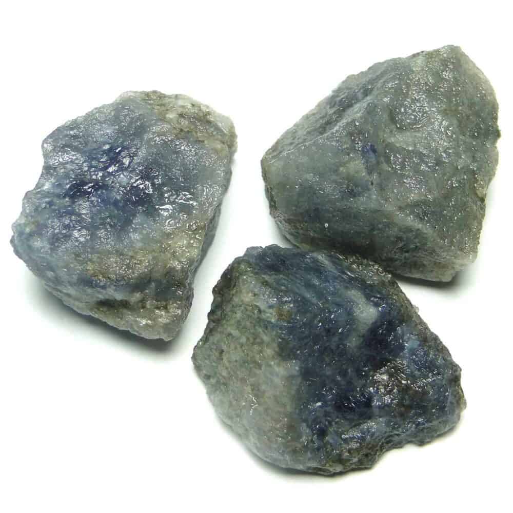 Nature's Crest - Iolite Natural Raw Rough Chunks - Iolite Rough Multiple